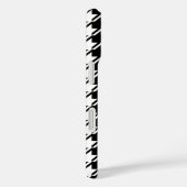 Houndstooth BW RPT-patroon Case-Mate iPhone Case (Achterkant / Rechts)