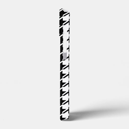 Houndstooth BW RPT-patroon Case-Mate iPhone Case (Achterkant / Links)