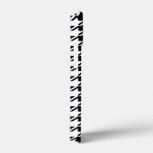 Houndstooth BW RPT-patroon Case-Mate iPhone Case (Achterkant / Rechts)