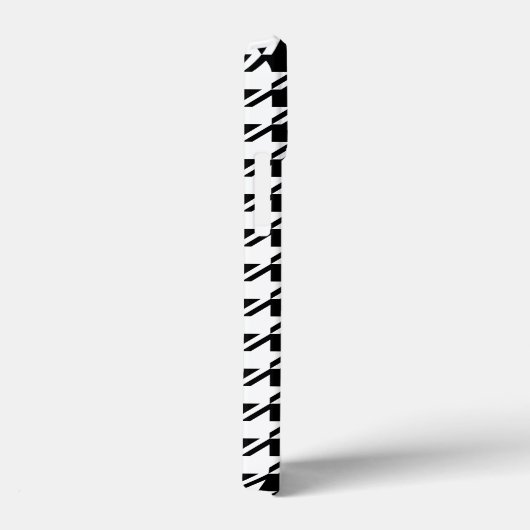 Houndstooth BW RPT-patroon Case-Mate iPhone Case (Achterkant / Rechts)