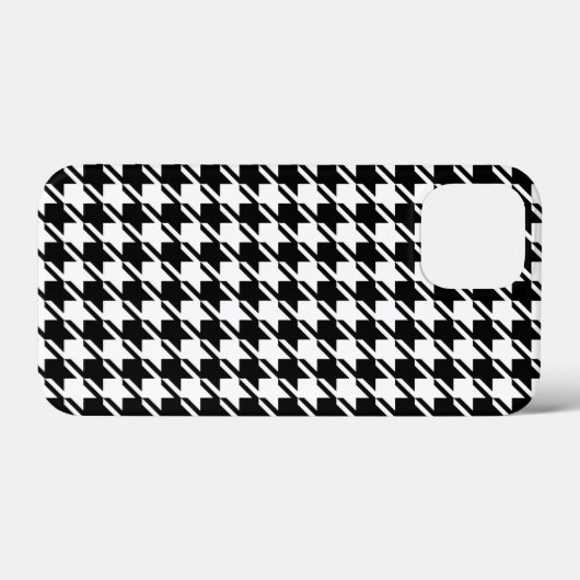 Houndstooth BW RPT-patroon Case-Mate iPhone Case (Achterkant (horizontaal))