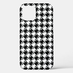 Houndstooth BW RPT-patroon Case-Mate iPhone Case