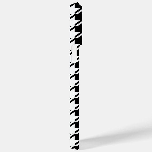 Houndstooth BW RPT-patroon Case-Mate iPhone Case (Achterkant / Rechts)