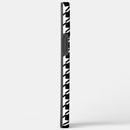 Houndstooth BW RPT-patroon Case-Mate iPhone Case (Achterkant / Rechts)