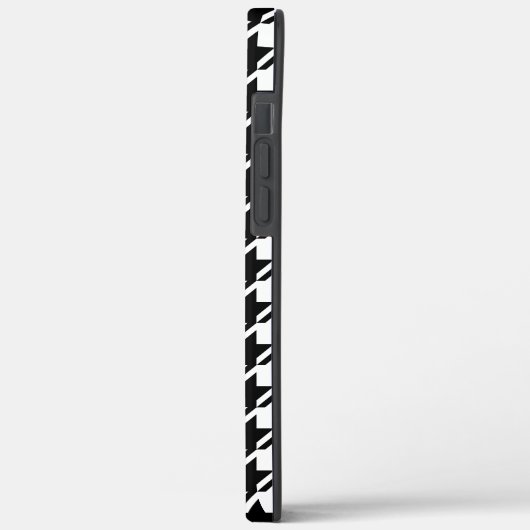 Houndstooth BW RPT-patroon Case-Mate iPhone Case (Achterkant / Links)