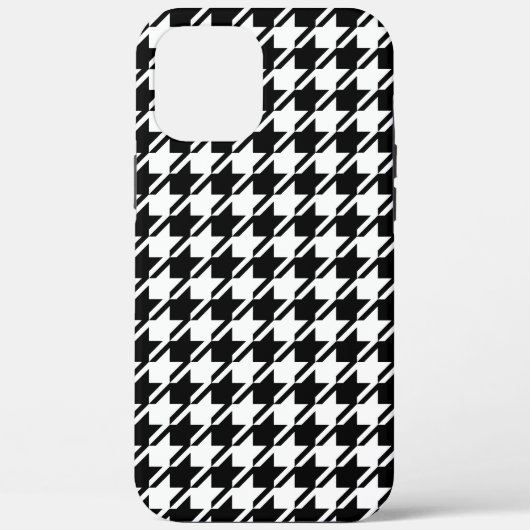 Houndstooth BW RPT-patroon Case-Mate iPhone Case (Achterkant)