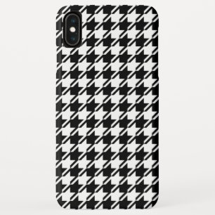 Houndstooth BW RPT-patroon Case-Mate iPhone Case