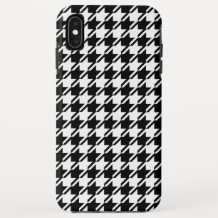 Houndstooth BW RPT-patroon Case-Mate iPhone Case