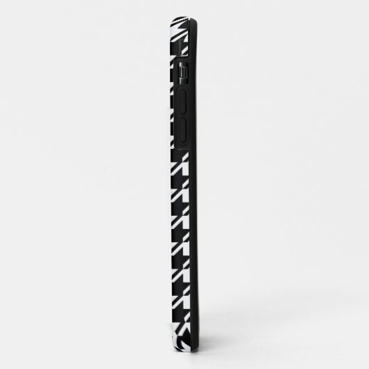 Houndstooth BW RPT-patroon Case-Mate iPhone Case (Achterkant/links)