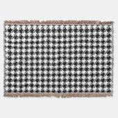 Houndstooth BW RPT-patroon Deken (Voorkant)