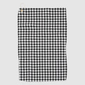 Houndstooth BW RPT-patroon Golfhanddoek (Voorkant)