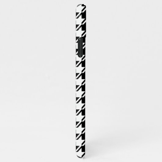 Houndstooth BW RPT-patroon iPhone Hoesje (Rechterkant)