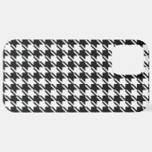 Houndstooth BW RPT-patroon iPhone Hoesje (Achterkant horizontaal)