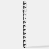 Houndstooth BW RPT-patroon iPhone Hoesje (Linkerkant)