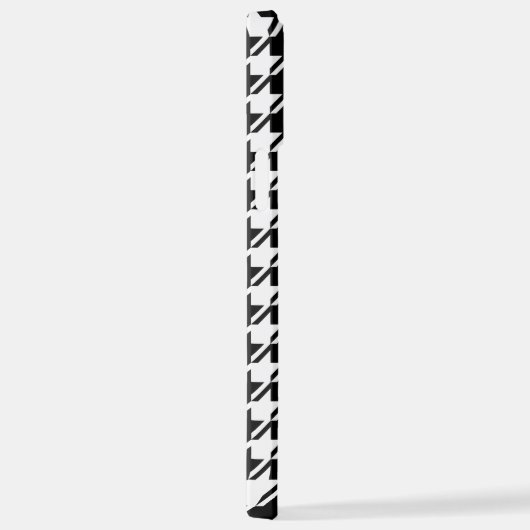 Houndstooth BW RPT-patroon iPhone Hoesje (Rechterkant)