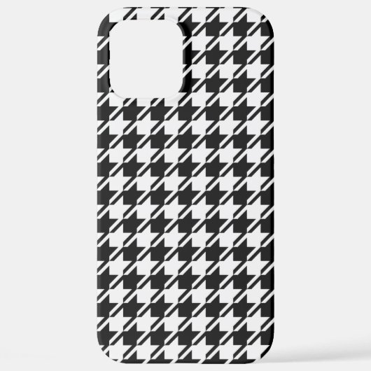 Houndstooth BW RPT-patroon iPhone Hoesje (Achterkant)
