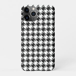 Houndstooth BW RPT-patroon iPhone 11Pro Hoesje