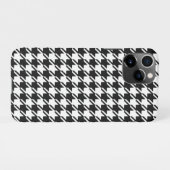 Houndstooth BW RPT-patroon iPhone Hoesje (Achterkant horizontaal)