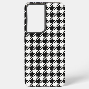 Houndstooth BW RPT-patroon Samsung Galaxy Hoesje