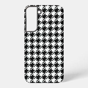 Houndstooth BW RPT-patroon Samsung Galaxy Hoesje