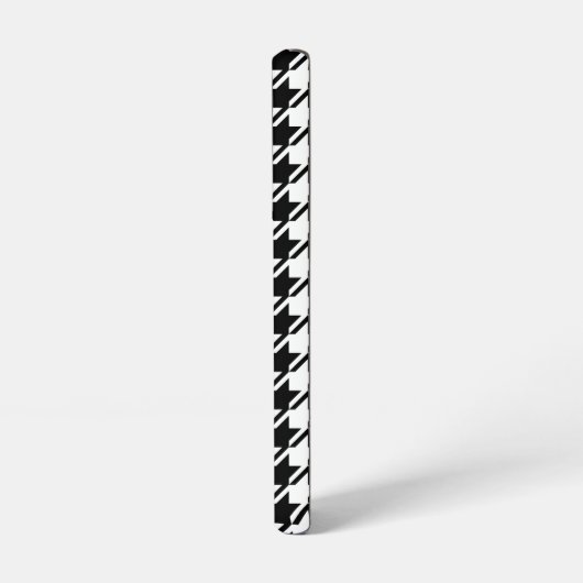 Houndstooth BW RPT-patroon Samsung Galaxy Hoesje (Linkerkant)