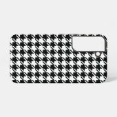 Houndstooth BW RPT-patroon Samsung Galaxy Hoesje (Achterkant horizontaal)