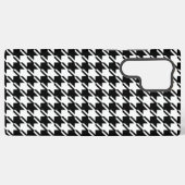 Houndstooth BW RPT-patroon Samsung Galaxy Hoesje (Achterkant horizontaal)