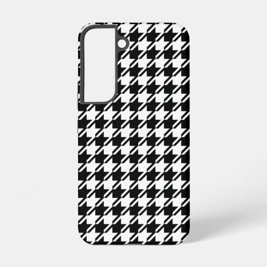 Houndstooth BW RPT-patroon Samsung Galaxy Hoesje (Achterkant)