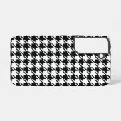 Houndstooth BW RPT-patroon Samsung Galaxy Hoesje (Achterkant horizontaal)