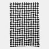 Houndstooth BW RPT-patroon Theedoek (Verticaal)
