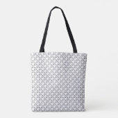 Houndstooth-Canvas tas (Achterkant)
