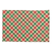 Houndstooth check patroon, hond tand ontwerp. kussensloop (Achterkant)