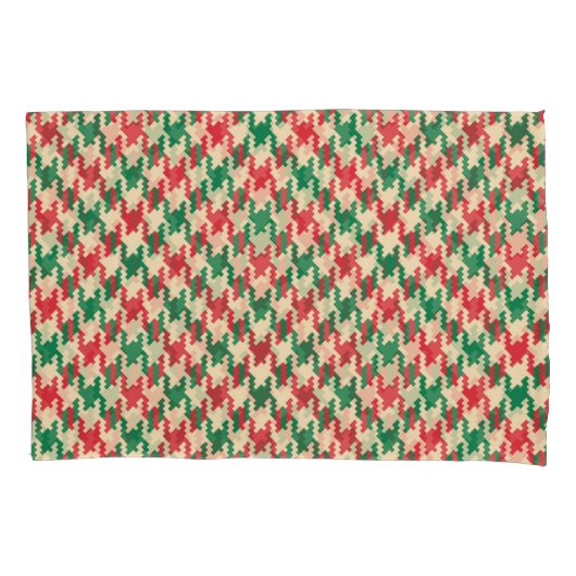 Houndstooth check patroon, hond tand ontwerp. kussensloop (Voorkant)