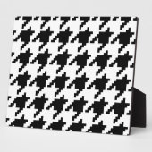 Houndstooth Check Patroon met 8 bits Pixel Fotoplaat (Zijkant)