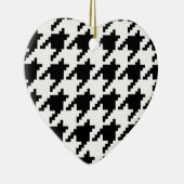 Houndstooth Check Patroon met 8 bits Pixel Keramisch Ornament (Rechts)