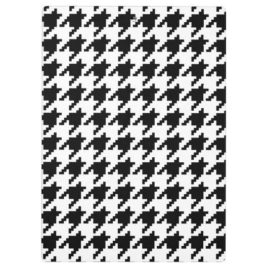Houndstooth Check Patroon met 8 bits Pixel Klembord (Achterkant)