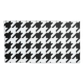Houndstooth Check Patroon met 8 bits Pixel Kussensloop (Achterkant-Rechts)