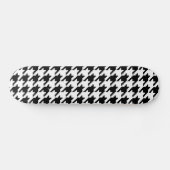 Houndstooth Check Patroon met 8 bits Pixel Persoonlijk Skateboard (Horizontaal)