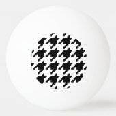 Houndstooth Check Patroon met 8 bits Pixel Pingpongbal (Voorkant)