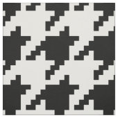 Houndstooth Check Patroon met 8 bits Pixel Stof (Swatch)