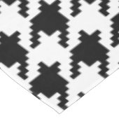 Houndstooth Check Patroon met 8 bits Pixel Tafelkleed (Gekanteld)