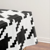 Houndstooth Check Patroon met 8 bits Pixel Tafelkleed (Voorbeeld)