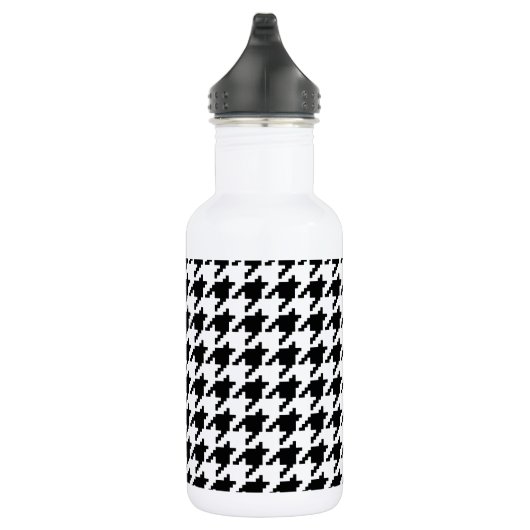 Houndstooth Check Patroon met 8 bits Pixel Waterfles (Rechts)