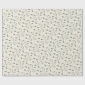 Houndstooth Chic Musical Notes Patroon Cadeaupapier (Vlak)