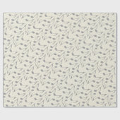 Houndstooth Chic Muzieknote Patroon Cadeaupapier (Vlak)
