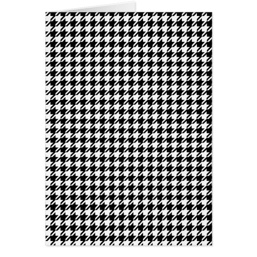 Houndstooth Classic Pattern-kaart (Voorkant)