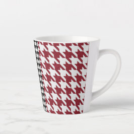 Houndstooth Combo Latte Mok