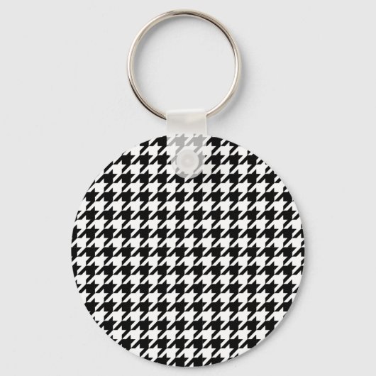 houndstooth-controlepatroon sleutelhanger (Voorkant)