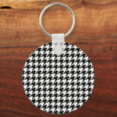 houndstooth-controlepatroon sleutelhanger (Voorkant)