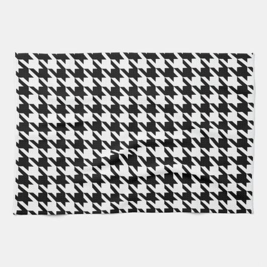 houndstooth-controlepatroon theedoek (Horizontaal)